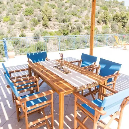 Althea - Cozy With Spacious Terrace Views Galatas  Exterior photo